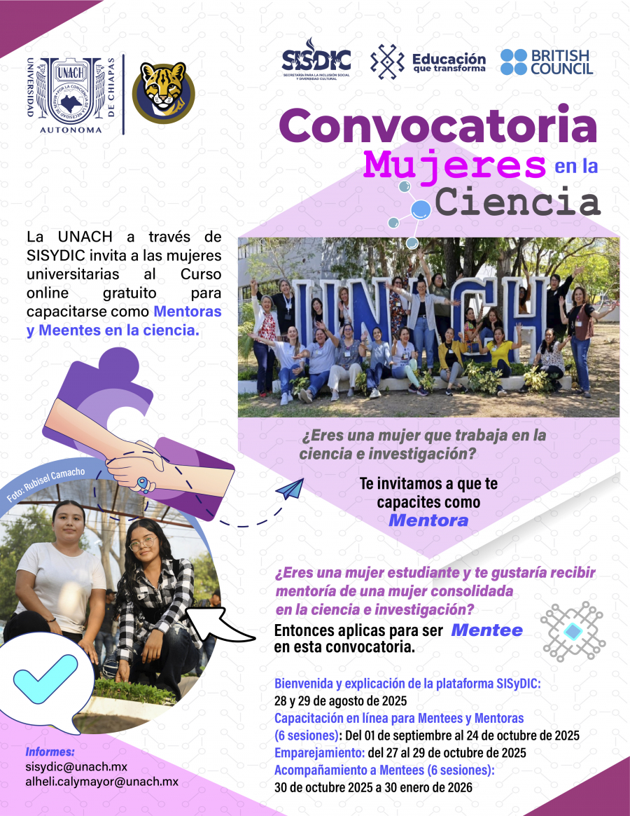Convocatoria Mujeres en la Ciencia