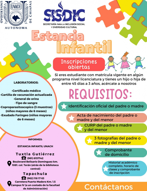 Convocatoria Estancia Infantil