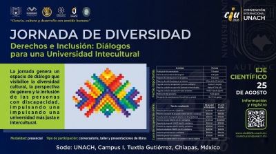 Jornada de Diversidad, Derechos e Inclusión: Diálogos para una Universidad Intercultural